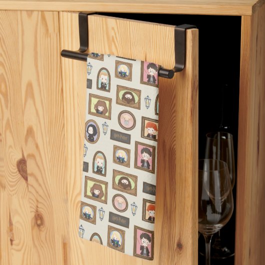 HARRY POTTER™ Chibi Fotolijst Patroon Theedoek (Derde Gevouwen)