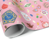 HARRY POTTER™ | Chocolade-kikkers en Snoep-patroon Cadeaupapier (Rol Hoek)