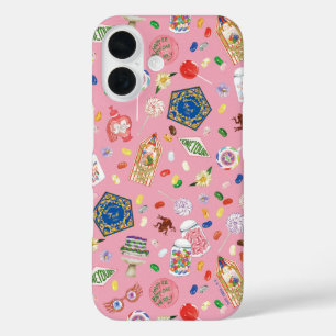 HARRY POTTER™ Chocolade-kikkers en Snoep-patroon iPhone 16 Hoesje