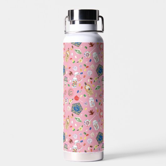 HARRY POTTER™ | Chocolade-kikkers en Snoep-patroon Waterfles (Achterkant)