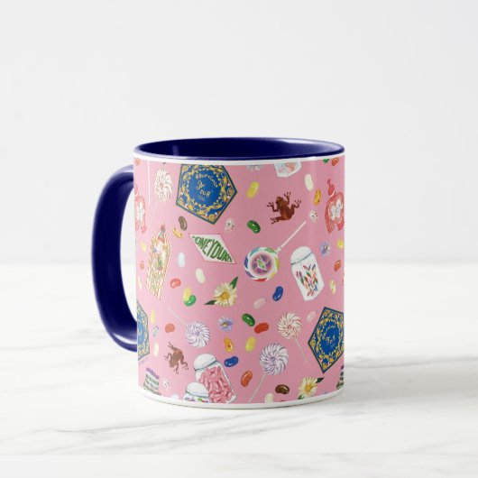 HARRY POTTER™ | Chocolade Kikkers & Snoep Patroon Mok (Voorkant links)