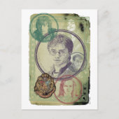 Harry Potter Collage 9 Briefkaart (Voorkant)