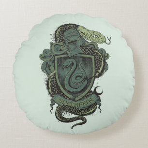 Harry Potter CREST Slytherin Rond Kussen