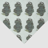 Harry Potter | CREST Slytherin Tissuepapier (Detail)