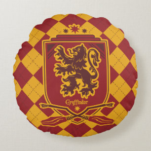Harry Potter   CREST van Gryffindor QUIDDITCH™ Rond Kussen