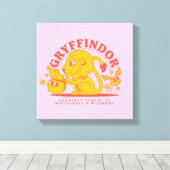 HARRY POTTER™ | Cute GRYFFINDOR™ Hogwarts School Canvas Afdruk (Insitu (Houten vloer))