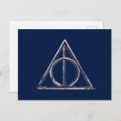 Harry Potter | Deathly Hallows Waterverf Briefkaart (Voorkant / Achterkant)