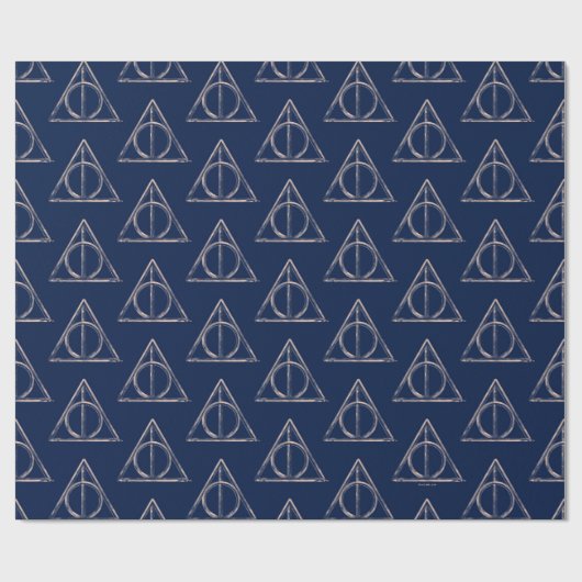 Harry Potter | Deathly Hallows Waterverf Cadeaupapier (Vlak)