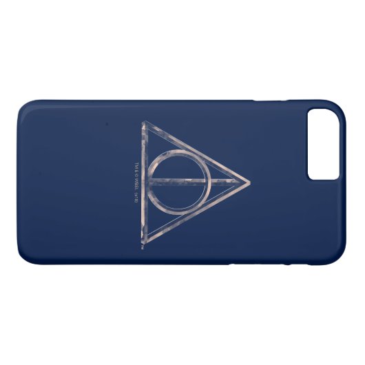 Harry Potter | Deathly Hallows Waterverf Case-Mate iPhone Case (Achterkant (Horizontaal))