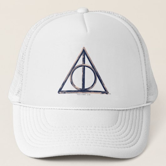 Harry Potter | Deathly Hallows Waterverf Trucker Pet (Voorkant)