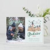 Harry Potter | Deck the Great Hall Photo Feestdagenkaart (Staand voorkant)