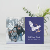 Harry Potter | Deck the Great Hall Photo Holiday C Feestdagenkaart (Staand voorkant)