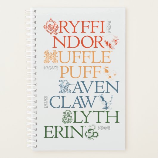 HARRY POTTER™ | Délicat Sketch HOGWARTS™ Maisons (Devant)