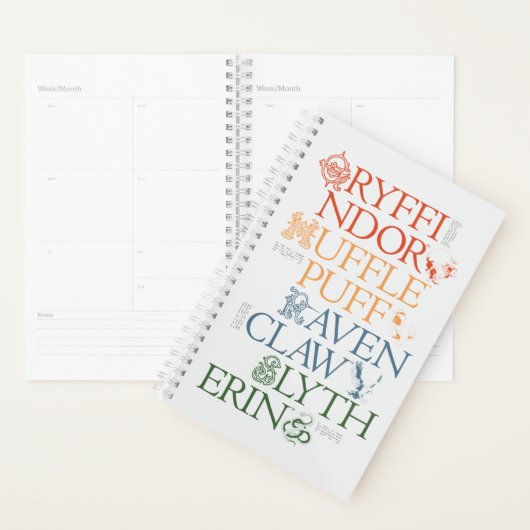 HARRY POTTER™ | Délicat Sketch HOGWARTS™ Maisons (Devant avec enveloppe)