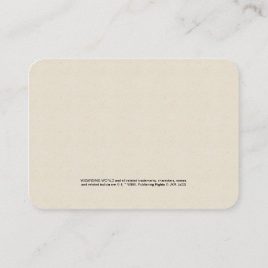 Harry Potter - Diaper Raffle Insert Informatiekaartje (Achterkant)