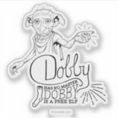 Harry Potter| Dobby heeft geen master Sticker (Voorkant)