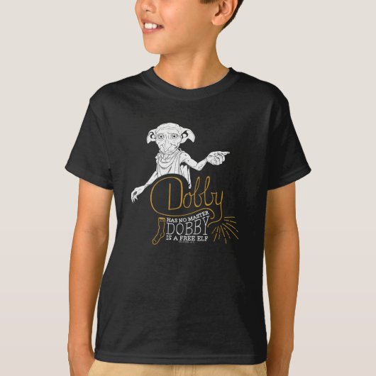 Harry Potter| Dobby heeft geen master T-shirt (Voorkant)
