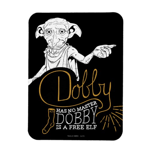 Harry Potter | Dobby Heeft Geen Meester Magneet (Verticaal)