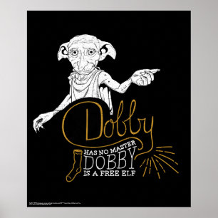 Harry Potter Dobby heeft geen meester Poster