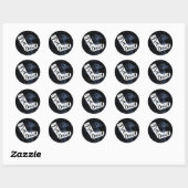 Harry Potter | "Dobby vrij" Sok Typography Ronde Sticker (Vel)