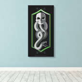 Harry Potter | Donkere Mark Sigil Canvas Afdruk (Insitu (Houten vloer))