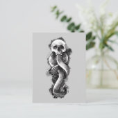 Harry Potter | Donkere mark-Waterverf Briefkaart (Staand voorkant)