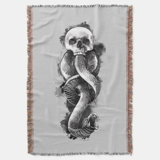 Harry Potter | Donkere mark-Waterverf Deken (Voorkant Verticaal)