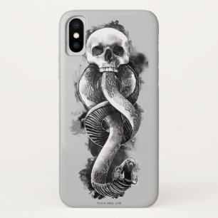 Harry Potter   Donkere Teken Waterverf iPhone X Hoesje