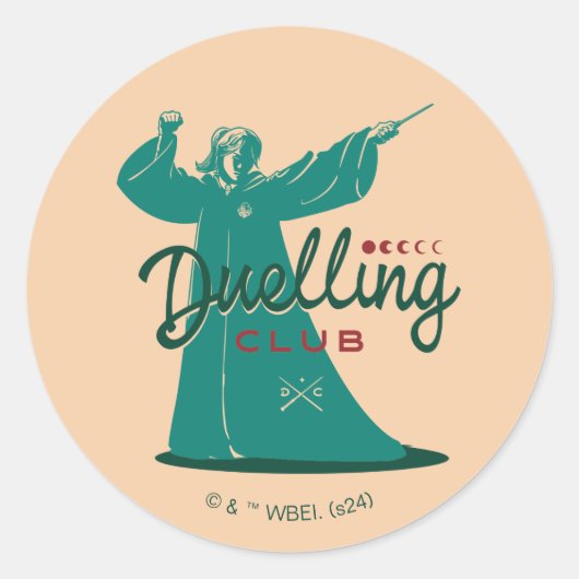 HARRY POTTER™ Dueling Club Graphic Ronde Sticker (Voorkant)