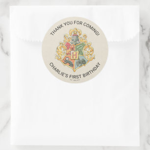 Harry Potter Eerste Verjaardag Bedankt Ronde Sticker