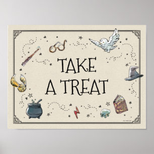 Harry Potter Eerste Verjaardag Neem een Snoepje Poster