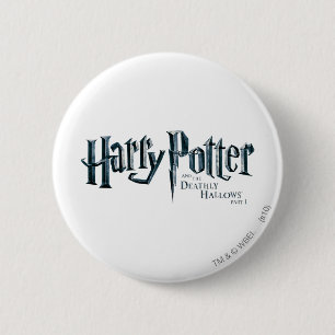 Harry Potter en de dodelijke hallows Logo 1 2 Ronde Button 5,7 Cm