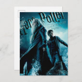 Harry Potter en Dumbledore op stenen 1 Briefkaart (Voorkant / Achterkant)