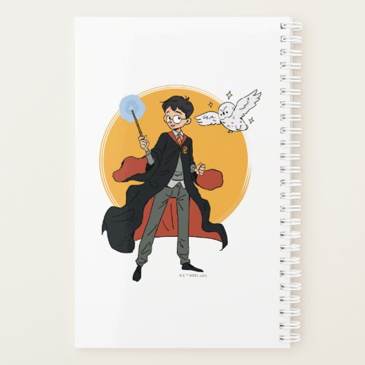 HARRY POTTER™ en Hedwig Illustratie Planner (Achterkant)