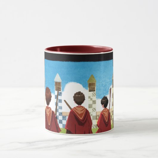 HARRY POTTER™ en het GRYFFINDOR™ QUIDDITCH™-team Mok (Midden)