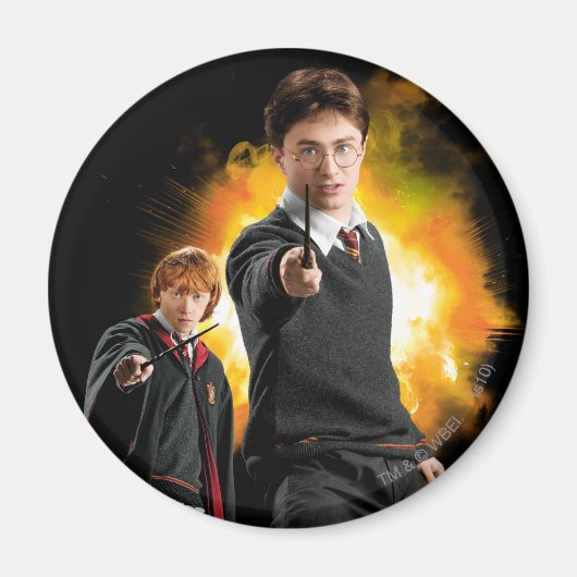 Harry Potter en Ron Weasely Magneet (Voorkant)