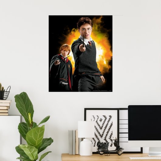 Harry Potter en Ron Weasely Poster (Thuiskantoor)
