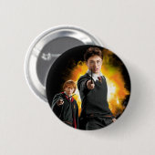 Harry Potter en Ron Wemel Ronde Button 5,7 Cm (Voorkant /achterkant)