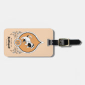 HARRY POTTER™ | FFLEPUFF™ Crest van Fijne schets Bagagelabel (Voorkant horizontaal)