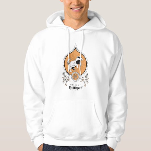 HARRY POTTER™ | FFLEPUFF™ Crest van Fijne schets Hoodie (Voorkant)