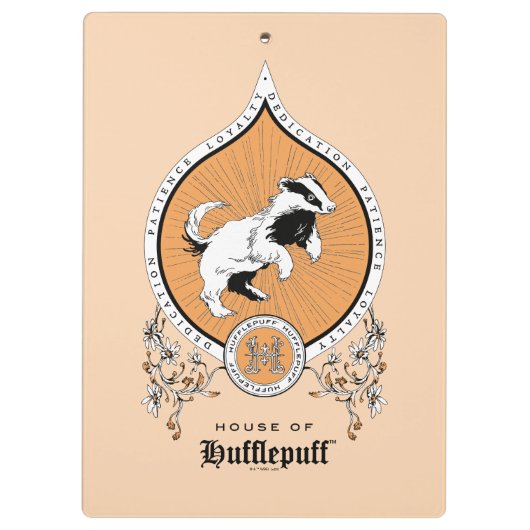 HARRY POTTER™ | FFLEPUFF™ Crest van Fijne schets Klembord (Achterkant)