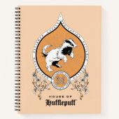 HARRY POTTER™ | FFLEPUFF™ Crest van Fijne schets Notitieboek (Voorkant)