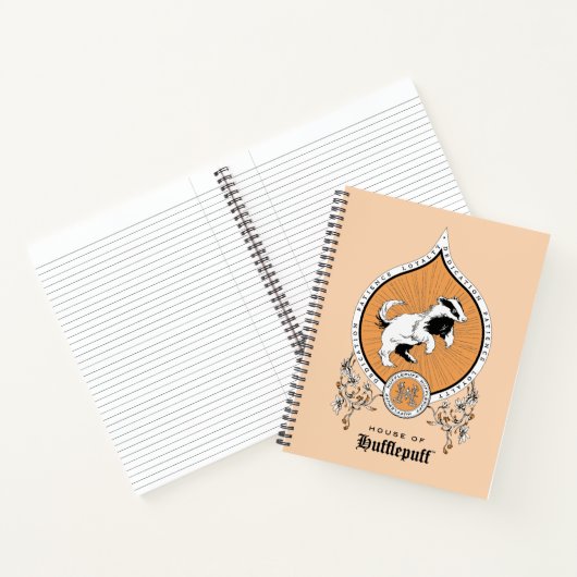 HARRY POTTER™ | FFLEPUFF™ Crest van Fijne schets Notitieboek (Binnen)