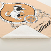 HARRY POTTER™ | FFLEPUFF™ Crest van Fijne schets Sherpa Deken (3/4)