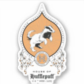 HARRY POTTER™ | FFLEPUFF™ Crest van Fijne schets Sticker (Voorkant)