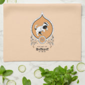 HARRY POTTER™ | FFLEPUFF™ Crest van Fijne schets Theedoek (Gevouwen)