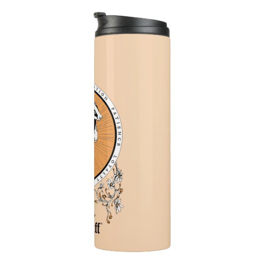 HARRY POTTER™ | FFLEPUFF™ Crest van Fijne schets Thermosbeker (Geroteerd rechts)