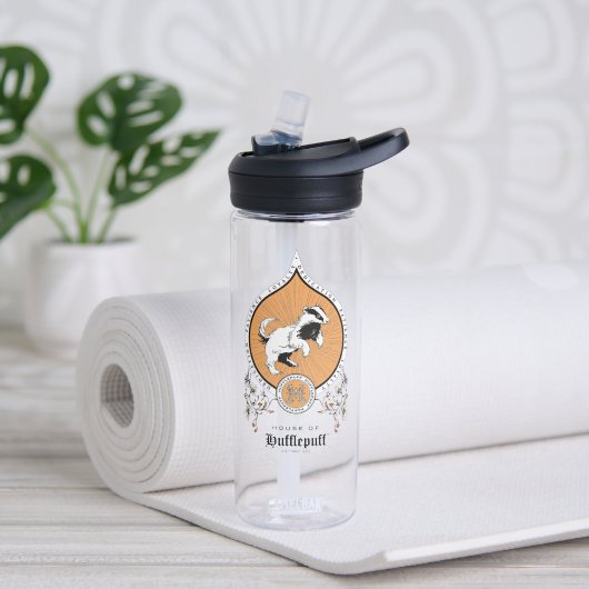 HARRY POTTER™ | FFLEPUFF™ Crest van Fijne schets Waterfles (Links)