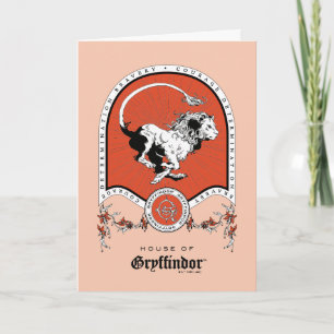 HARRY POTTER™   Fijne schets GRYFFINDOR™ Crest Kaart