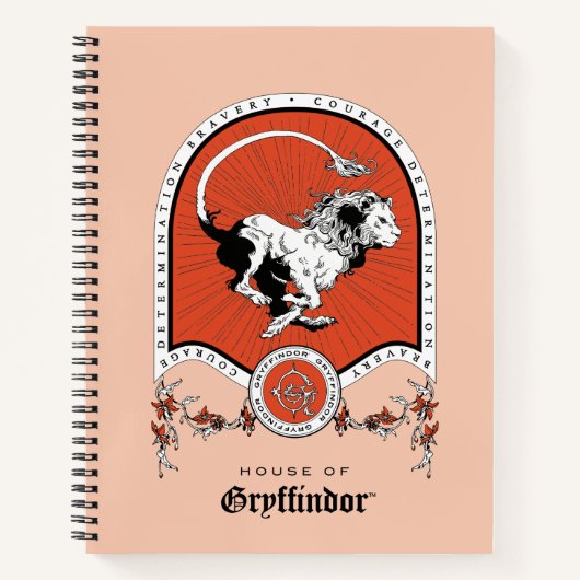 HARRY POTTER™ | Fijne schets GRYFFINDOR™ Crest Notitieboek (Voorkant)